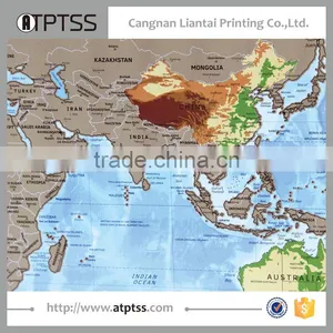 2017 New Style Personalized Scratch Off Map World Poster With Patent thumbnail-3