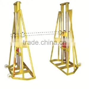 50KN Mechanical Cable Stand Reel Stand for Releasing Cable thumbnail-4