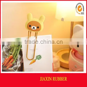 Fashionable Silicone Rubber Bookmark Clip thumbnail-1