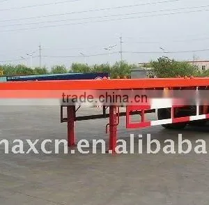 Flatbed Semi Trailer/semi Trail/trailer Truck thumbnail-1