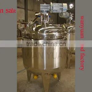 Stainless Steel Mixing Vessel With Heating Jacket and Agitator thumbnail-1