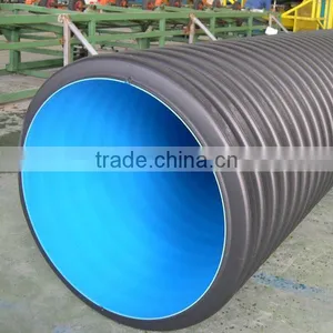 HDPE DWC Underground Drainage System Double Wall Corrugated Drainage Pipe thumbnail-1