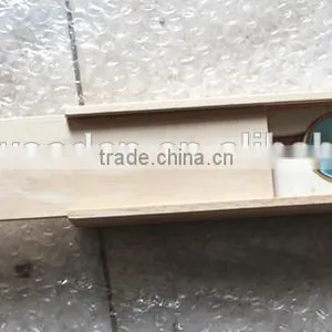 Wholesale Hot Stamping Logo Pine Wooden Watch Box thumbnail-5