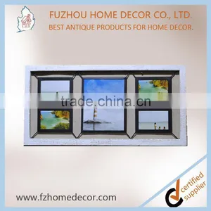 Classical Decorative Antique Wood Metal With Multi Window Photo Frame thumbnail-2