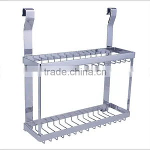 Kitchen Accessories Stainless Steel Hanging Storage Basket thumbnail-2