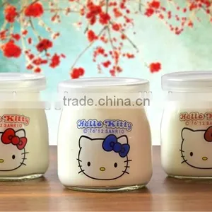 200ml.Cute Kitty Cat Yogurt Party Cup Drinking Milk Bottle thumbnail-2