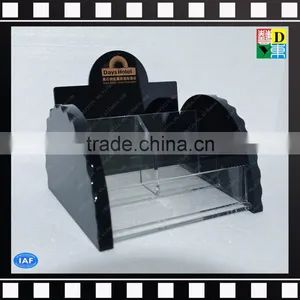 Factory Custom Black Acrylic Tissue Box Holder/napkin Box With Drawer thumbnail-1