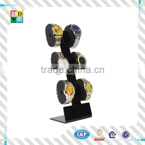 2016 High Quality Acrylic Watch Display Stand Black Acrylic Watch Display Wholesale PMMA Acrylic Display for Watch Shop Use thumbnail-2