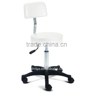 Potable Movable Ottoman Stool Hydraulic Chair With Wheels Used Salon Furniture TKST-129 thumbnail-1