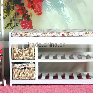 Wooden Chair Shoe Racks for Home thumbnail-3