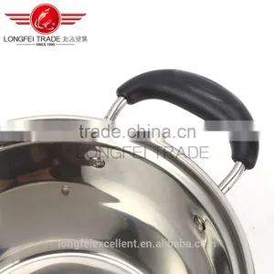 Insulation Handle High Quality Houseware Cheap Stainless Steel Cooking Pot Set/camping Pot thumbnail-5