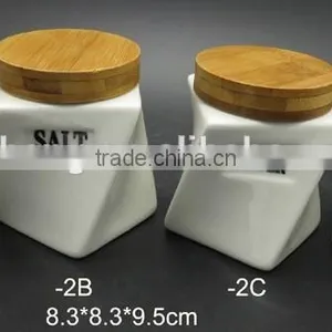 Porcelain Ceramic Storage Jar With Lid thumbnail-6