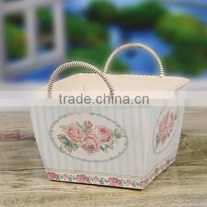 European Style Hot Sale Cheap Price Flower Metal Pot for Home Decor and Decoration thumbnail-2