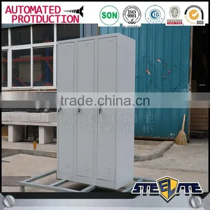 Military Wall Lockers Steel Cupboard Locker /3 Door Steel Storage Cabinet thumbnail-2