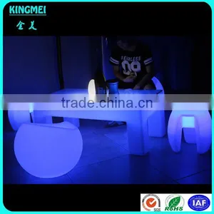 New Rechargeable Plastic Led Glowing Furniture Sofa With Lithium Battery & Rgb Lights thumbnail-2
