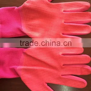 Color Nitrile Dot Palm Nitrile Foam Coated Work Gloves, thumbnail-1