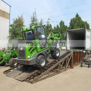 HZM Brand Zl08f Radlader China Mini Tractor Loader thumbnail-2