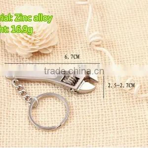 Mini Adjustable Spanner Tool With Key Chain , Promotional Mini Tool thumbnail-5
