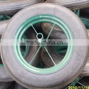 4.00-8 Inch Solid Rubber Wheel for Wheelbarrow thumbnail-3