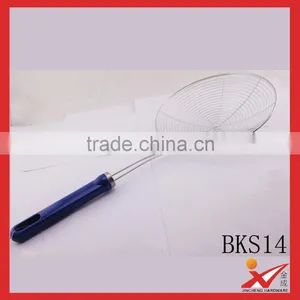 High Quality 20"kitchen Tools Stainless Steel Stainer for Oil Filter With PP Handle thumbnail-1