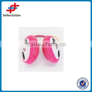 Brown Plush Star Earmuff Headphone thumbnail-1