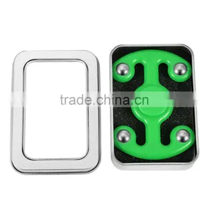 Fidget Hand Spinner Finger Toy Stress Reliever Killing Time Adults/Kids Green thumbnail-4