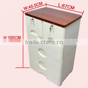 4 Drawers Plastic Storage Box thumbnail-3