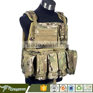 Wholesale Men Army Camo Military Bulletproof Combat Vest thumbnail-1