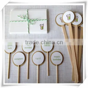 2015 Wholesale Good Quality Birch Wooden Coffee Stirrer With Different Size thumbnail-3