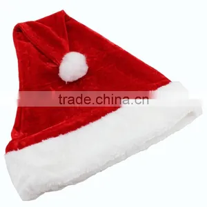 Decoration Red and White Ornament Santa Clause Christmas Hats Handmade Christmas Santa Hat thumbnail-2