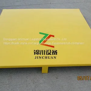 2.5T Load 4 Way Entry Euro Steel Pallet Single Faced ISO9001 thumbnail-1