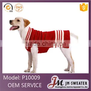 Custom Knit Red Color Pet Dog Clothing Christmas Dog Sweater thumbnail-1