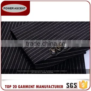European Men'S Stripe Arrow Lapel Fashion Suit Jacket Blazer For Men thumbnail-6