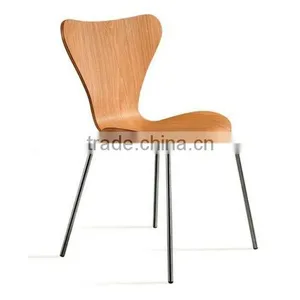 Multi-function Popular Plywood Dining Chairs Meeting Chair Butterfly Chair thumbnail-3