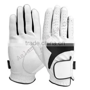 White Cabretta Leather Golf Gloves thumbnail-1