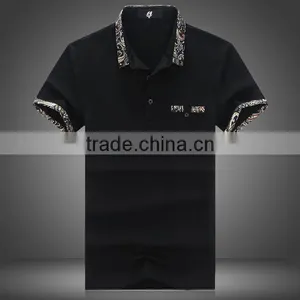 Custom Popular Cheap Soft Men's Stand Collar Cotton Short Sleeve Men T Shirt Camisa Polo Shirts Wholesale thumbnail-2