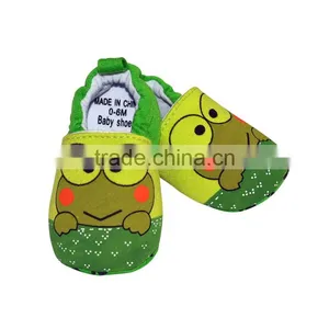 Cute Frog Printed Summer Cotton Baby Shoes thumbnail-1