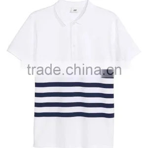 Cotton Polo Shirts For Men Striped Polo Shirts Short Sleeve Polo Shirts thumbnail-3