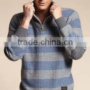 2017 Newest Scarf Pullover Design Nylon Men Sweater With Best Price thumbnail-5