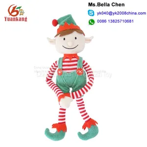 China Custom Mini Cute Plush Elves Doll 100% Polyester Soft Christmas Plush Elf Toy thumbnail-1