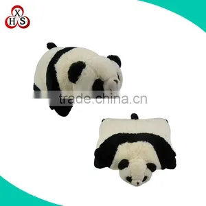Panda Design High Quality Plush Animal Pillow Factory Price thumbnail-1
