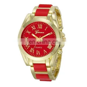 Fashion Men Women Geneva Roman Watch Lady Leather Band Analog Quartz Wrist Watches thumbnail-6