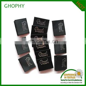 Wholesale Soft Material Woven Clothing Damask Customized Woven Label thumbnail-1