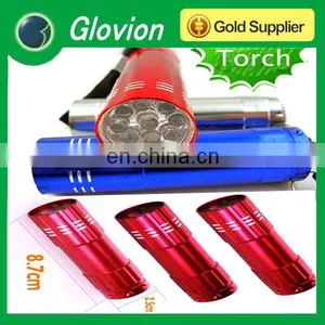 Wholesale Torch Light With Keychain, Cheap Torch 9 Led Lights, Flash Hunting Torch for Outdoors thumbnail-1