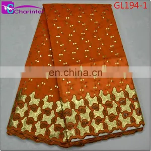 Charinter Sale Well African Organza Lace Fabrics GL194 thumbnail-2