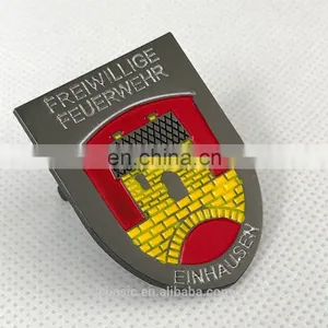 School Metal Uniform Star Shaped Embossed Metal Badge thumbnail-4