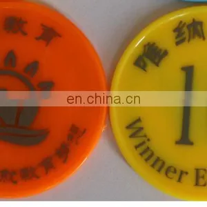 Custom Token Custom Logo Plastic Stiker Laser Printing Token Without MOQ thumbnail-5