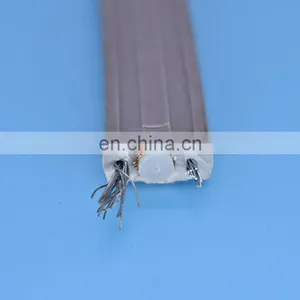 Flexible Flat Elevator Travelling Cable With Coaxial RG59 and Steel Wire for CCTV Camera thumbnail-2