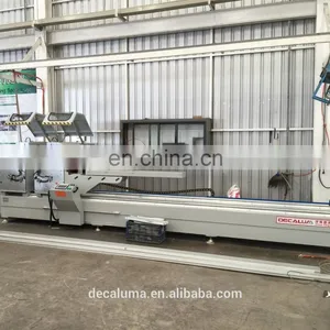 90 and 45 Degree CNC Double Blade Angle Cutting Machine Aluminum Fabrication Machine thumbnail-2