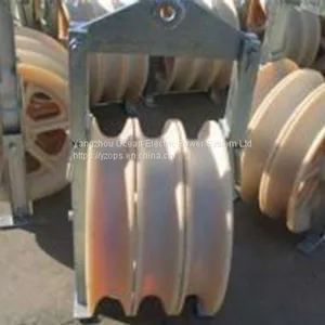 Large Diameter Stringing Block; ACSR Stringing Block; Conductor Stringing Block thumbnail-2